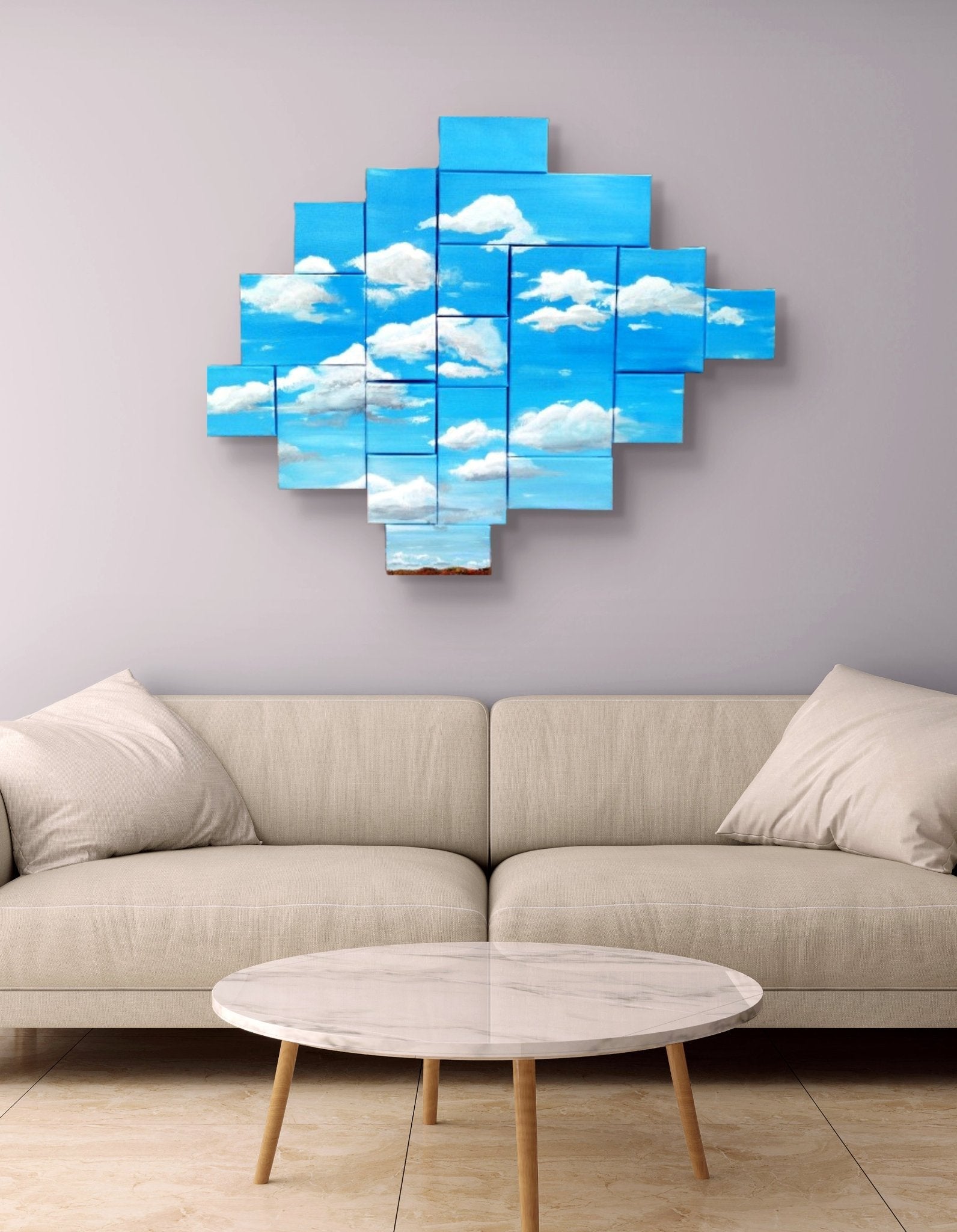 Tesselated Sky - Gold Coast Gallery Of ArtYvonne Wells