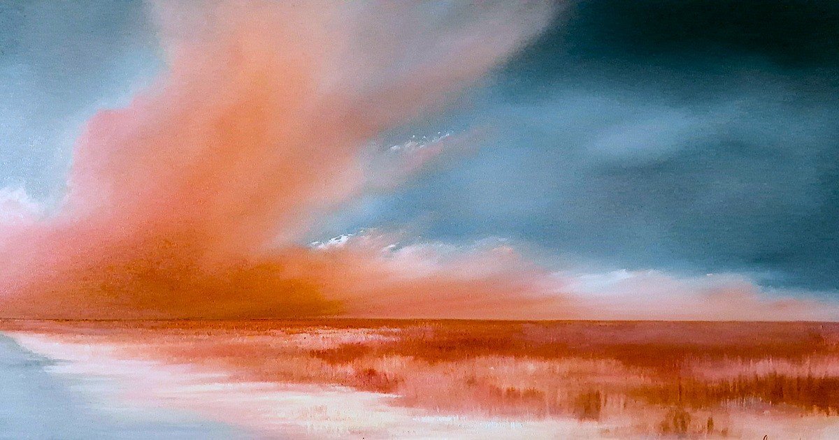 Thargomindah : Road Into Silence - Gold Coast Gallery Of ArtLucinda Leveille