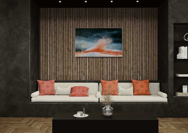 Thargomindah : Road Into Silence - Gold Coast Gallery Of ArtLucinda Leveille