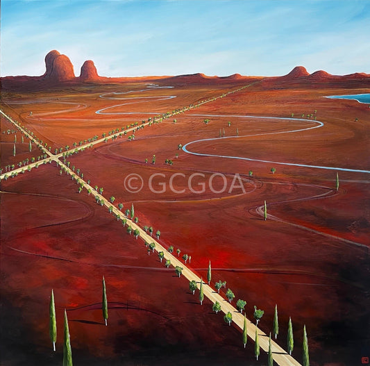 The Crossroads Within - Original Art - Gold Coast Gallery Of ArtTania Chanter