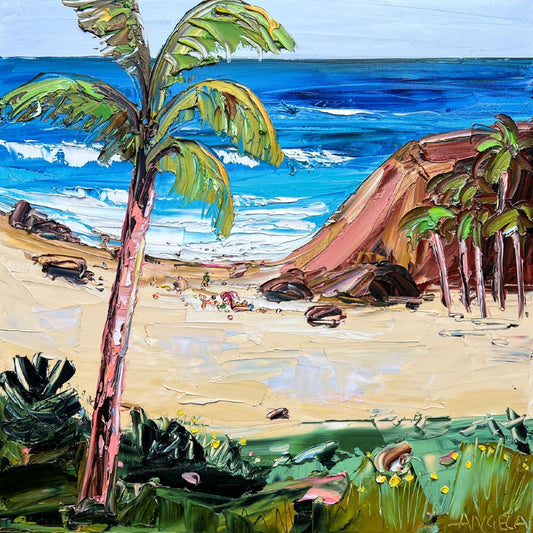 The Edge Of A Dreamy Shore - Original Art - Gold Coast Gallery Of ArtAngela Hawkey