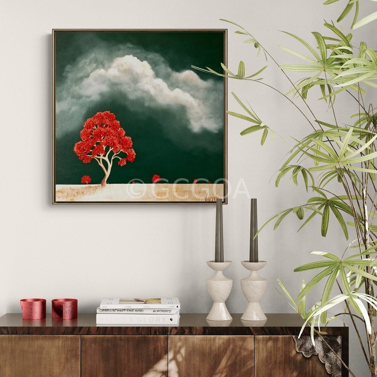 The Ember Sentinel - Original Art - Gold Coast Gallery Of ArtLucinda Leveille