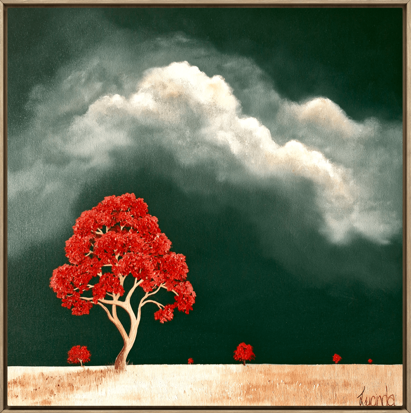 The Ember Sentinel - Original Art - Gold Coast Gallery Of ArtLucinda Leveille