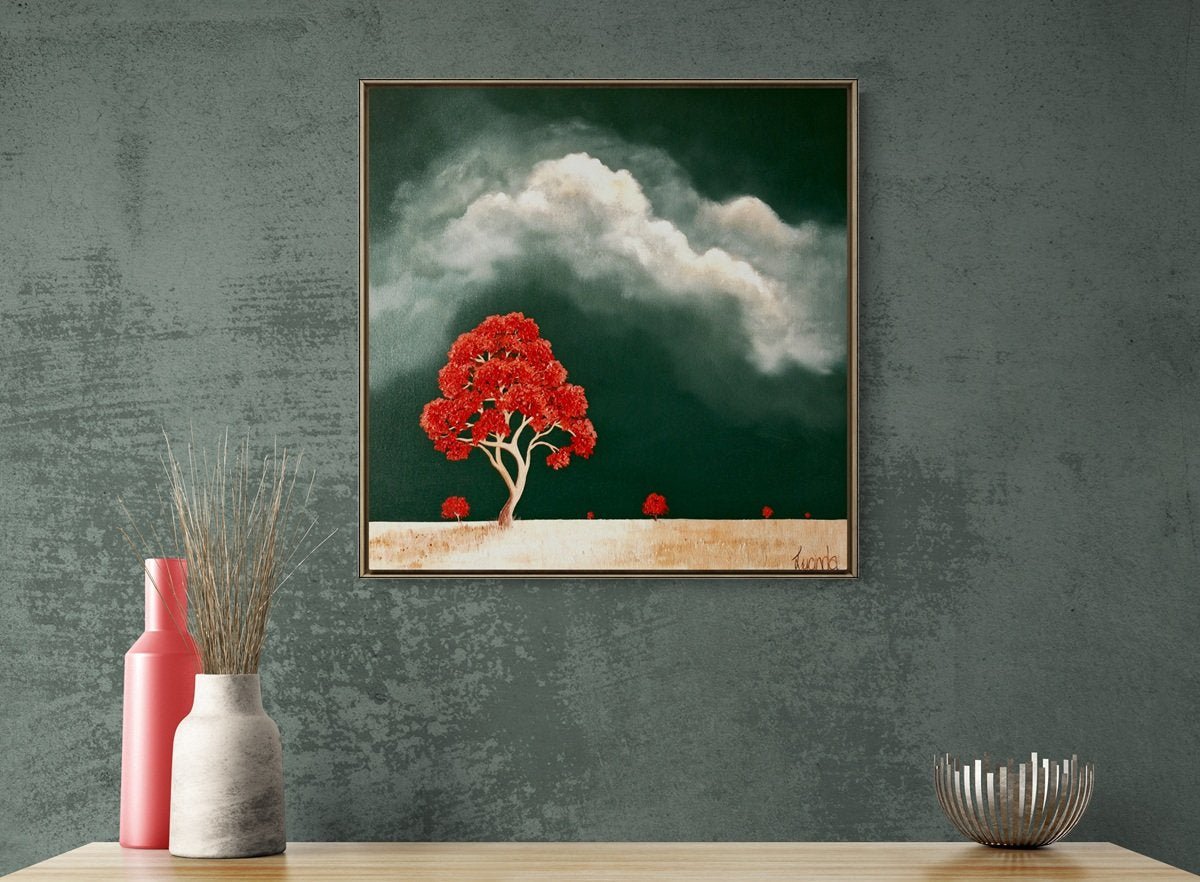 The Ember Sentinel - Original Art - Gold Coast Gallery Of ArtLucinda Leveille