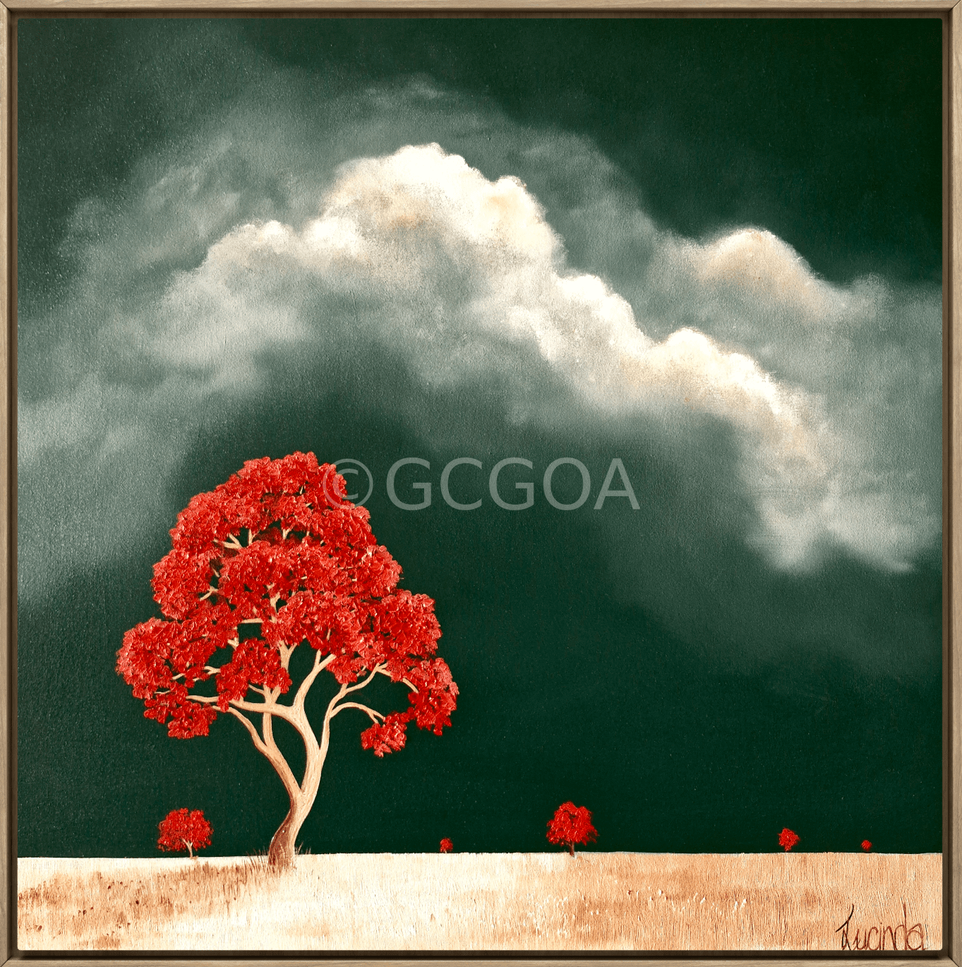 The Ember Sentinel - Original Art - Gold Coast Gallery Of ArtLucinda Leveille