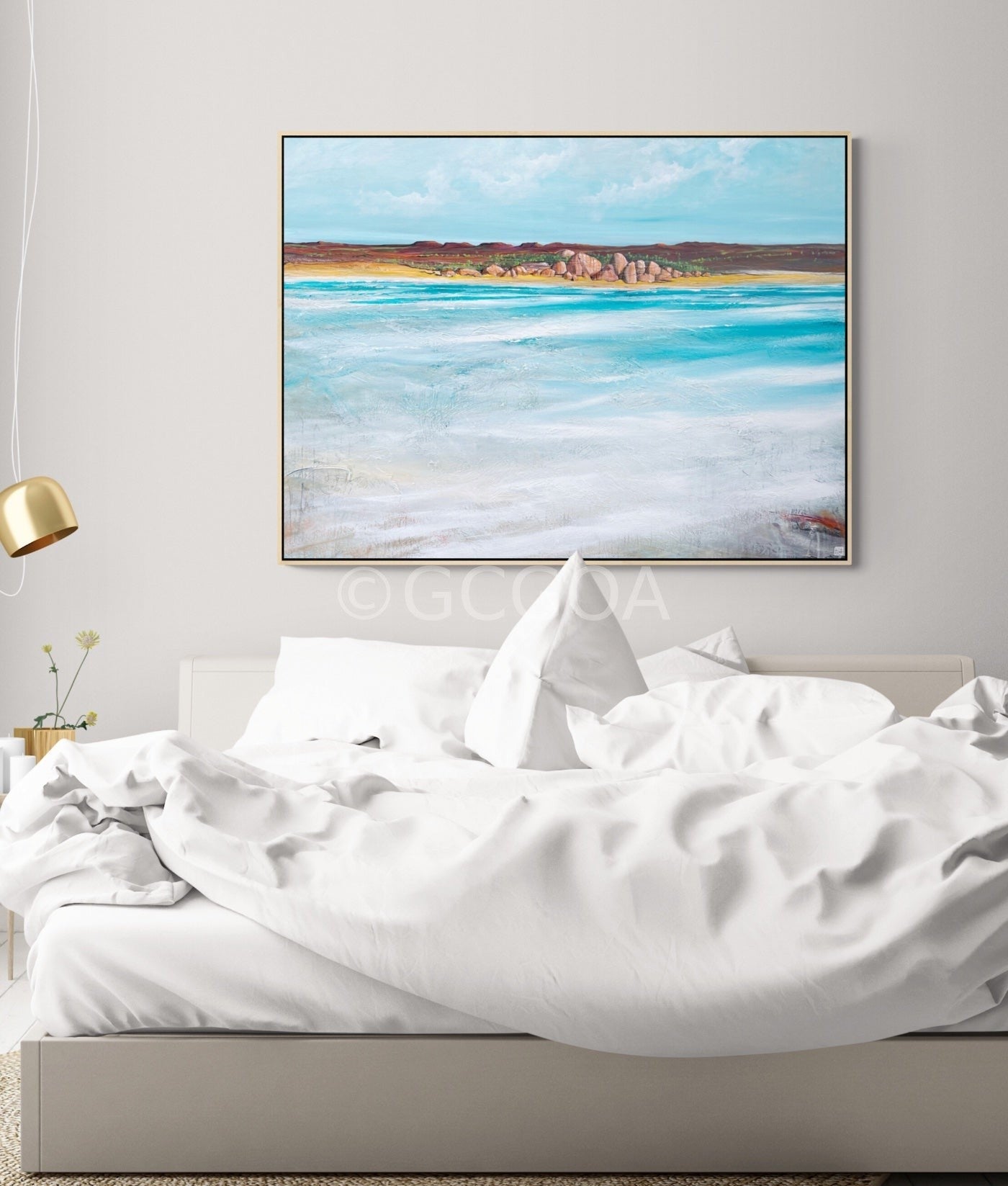 The Foreshore At Noon - Original Art - Gold Coast Gallery Of ArtTania Chanter