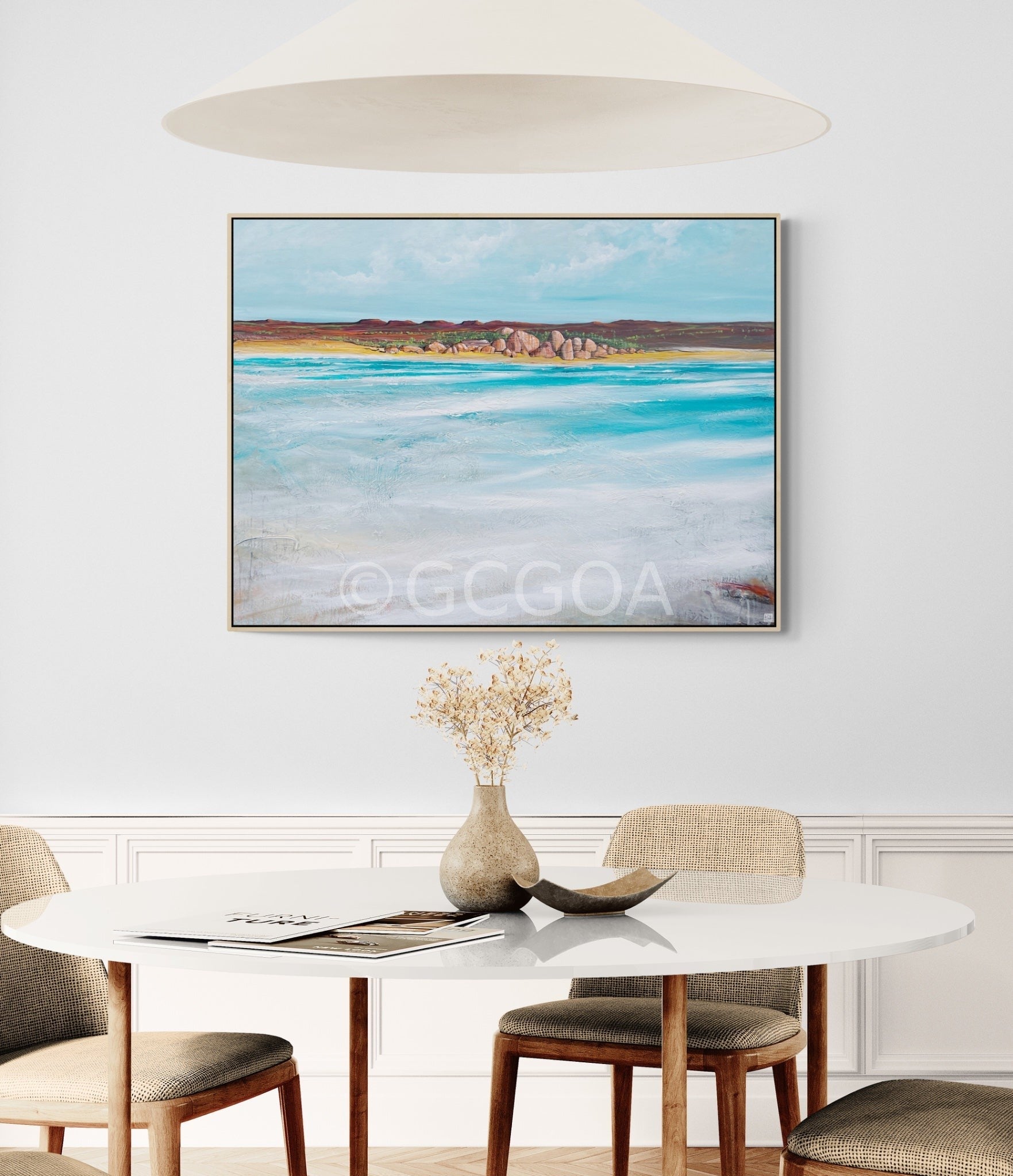 The Foreshore At Noon - Original Art - Gold Coast Gallery Of ArtTania Chanter