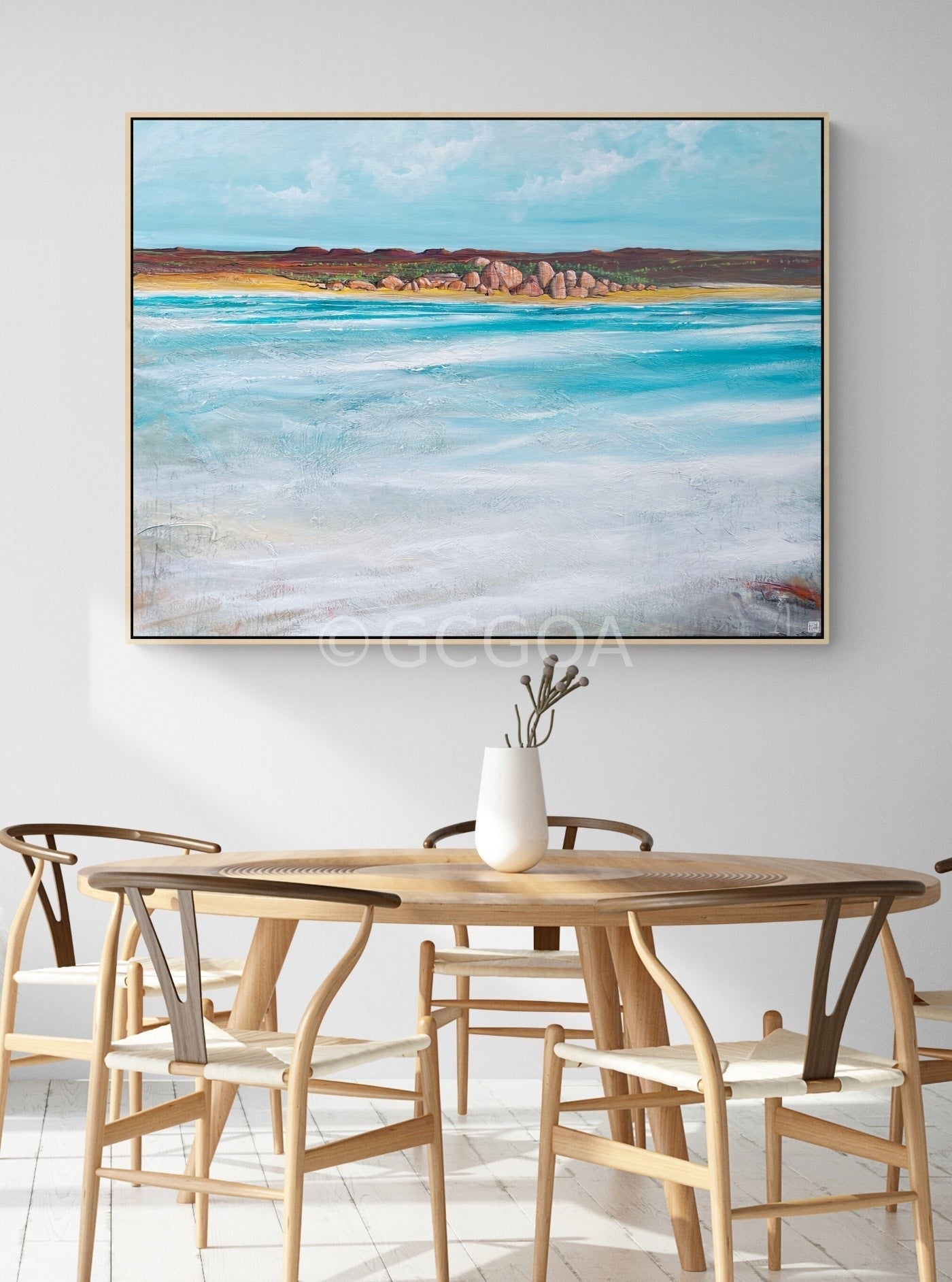 The Foreshore At Noon - Original Art - Gold Coast Gallery Of ArtTania Chanter