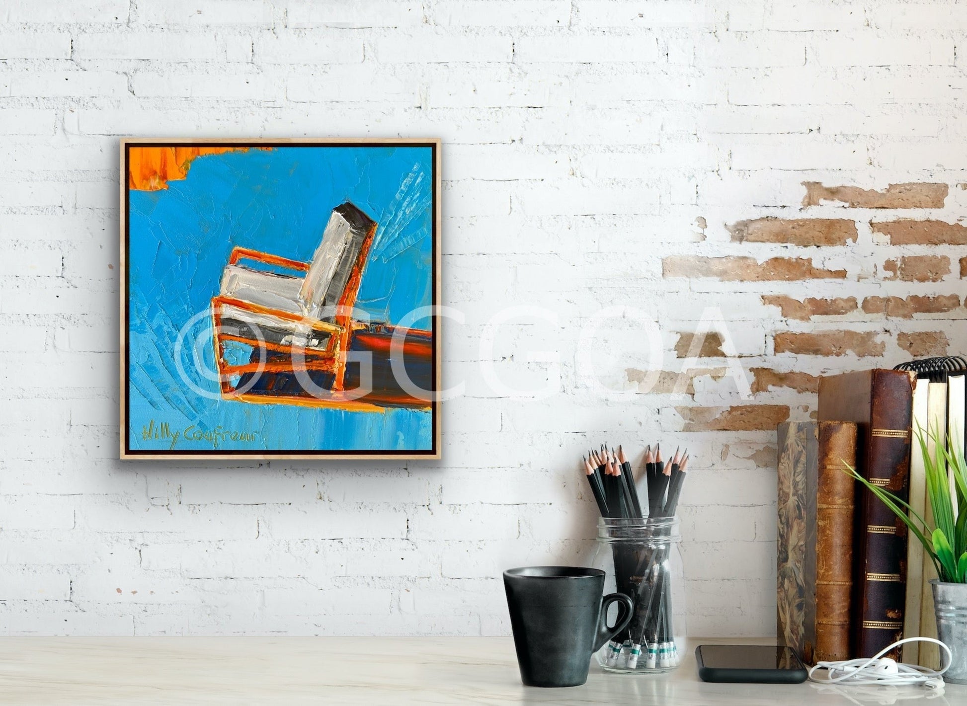 The Garden Chair - Plein Air - Gold Coast Gallery Of ArtHilly Coufreur