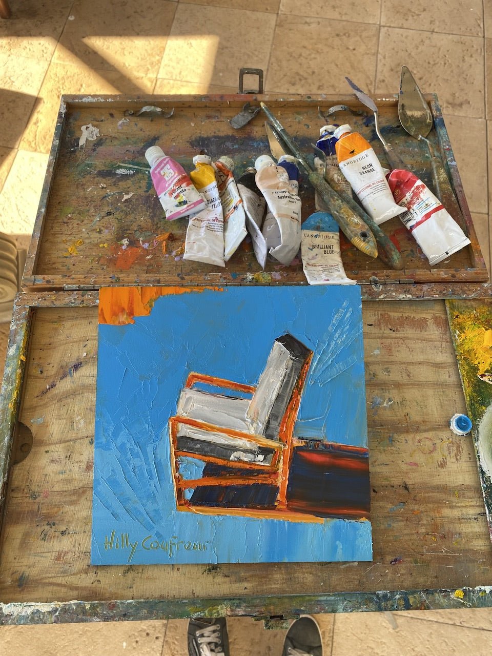 The Garden Chair - Plein Air - Gold Coast Gallery Of ArtHilly Coufreur