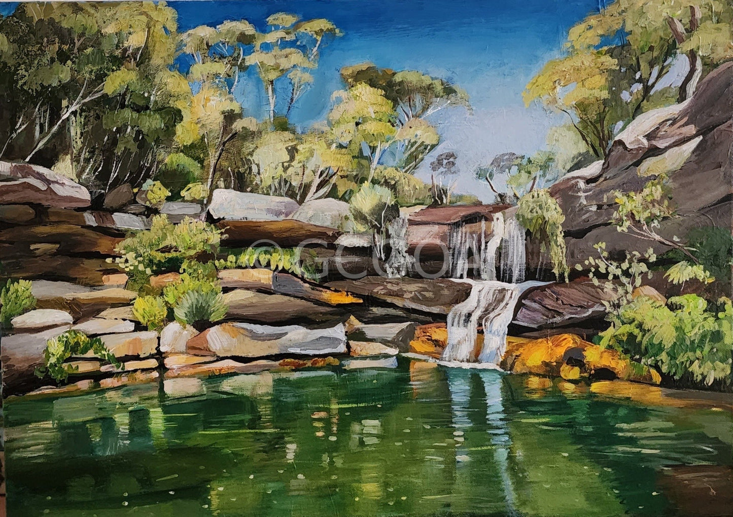 The Green Rock Pool - Gold Coast Gallery Of ArtSusan Trudinger