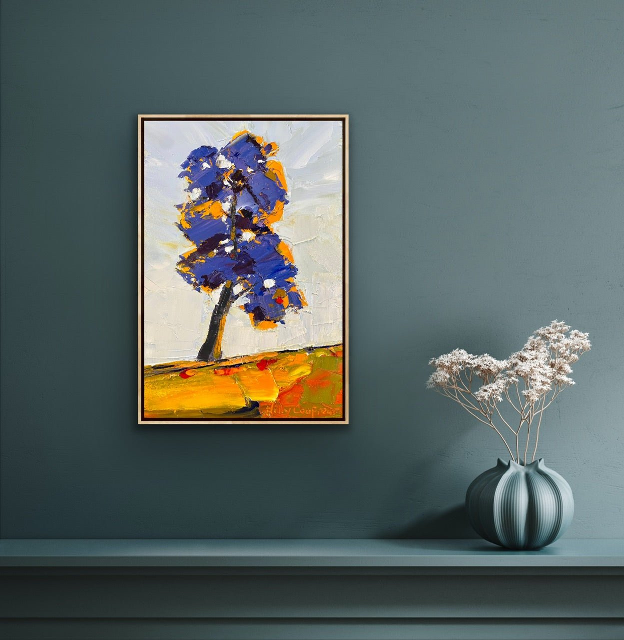 The Gumtree - Plein Air - Gold Coast Gallery Of ArtHilly Coufreur