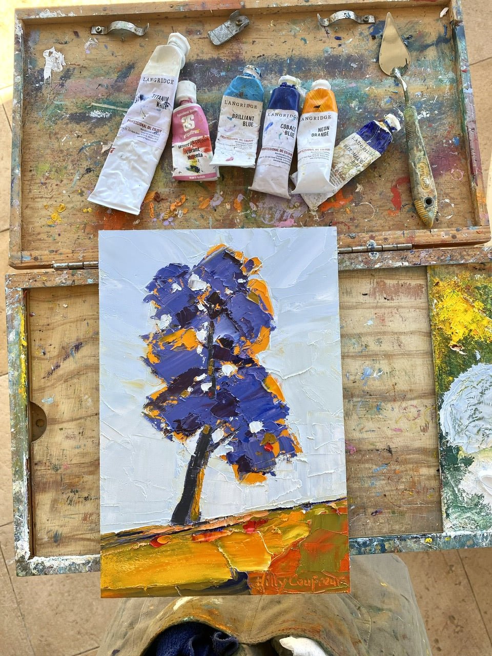 The Gumtree - Plein Air - Gold Coast Gallery Of ArtHilly Coufreur