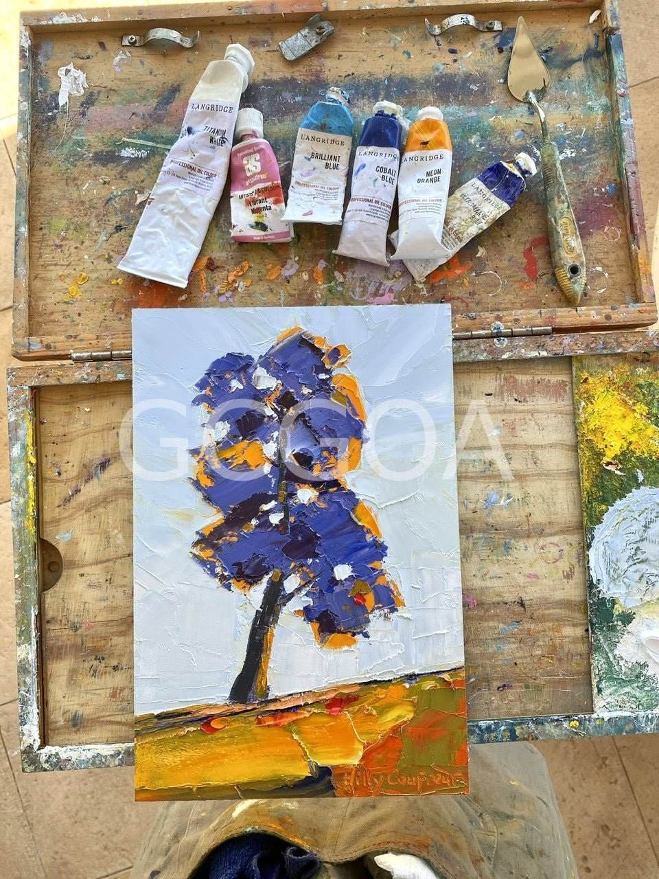 The Gumtree - Plein Air - Gold Coast Gallery Of ArtHilly Coufreur