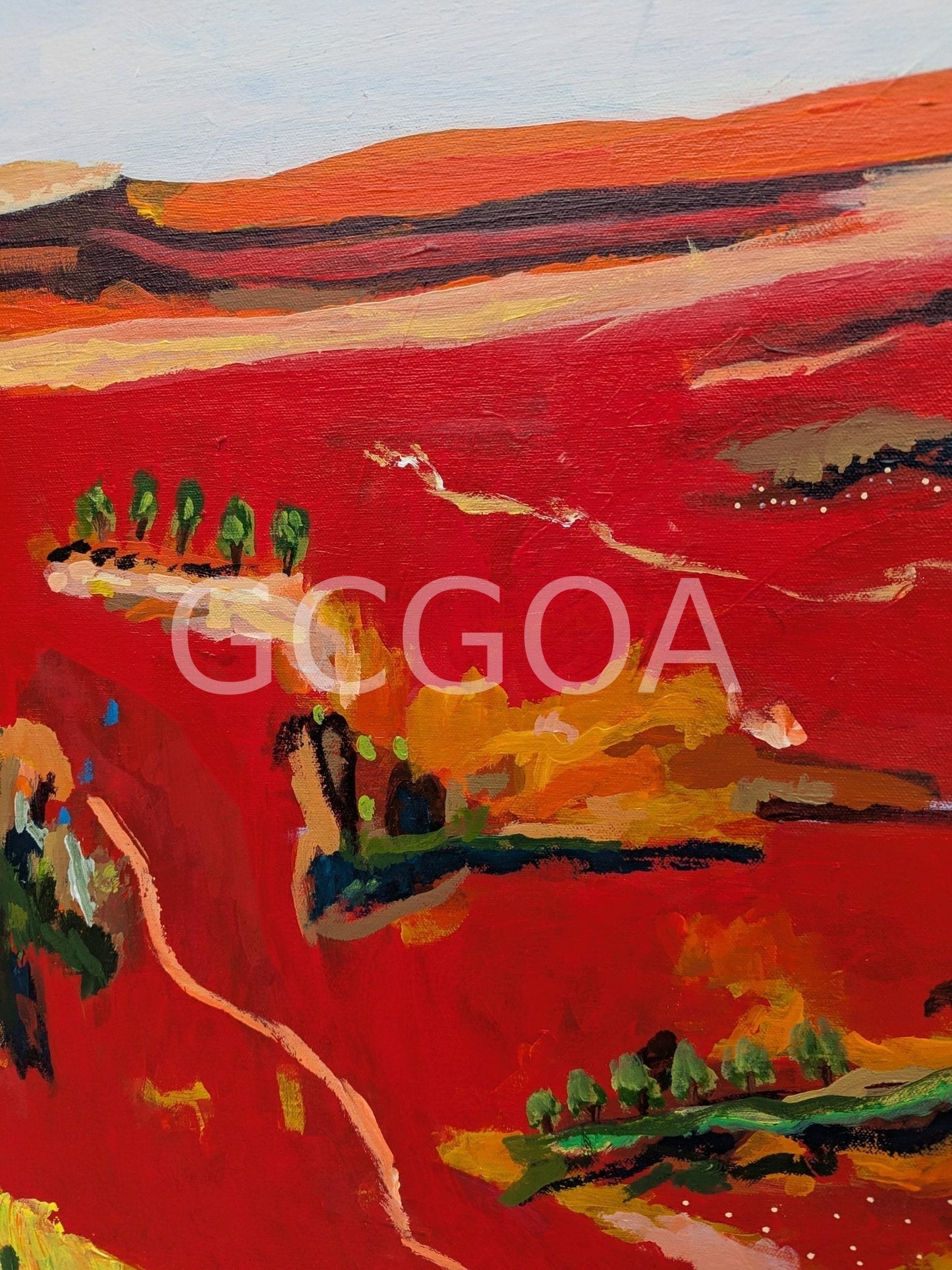 The Land Breathes - Original Art - Gold Coast Gallery Of ArtAlpana Rai