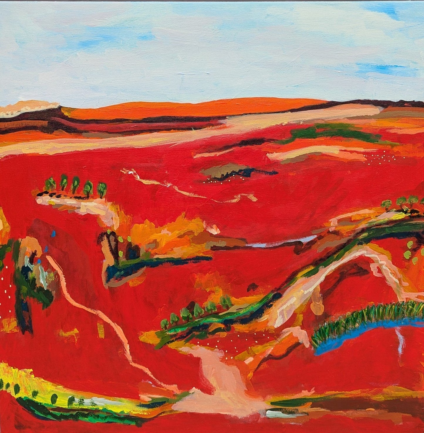 The Land Breathes - Original Art - Gold Coast Gallery Of ArtAlpana Rai