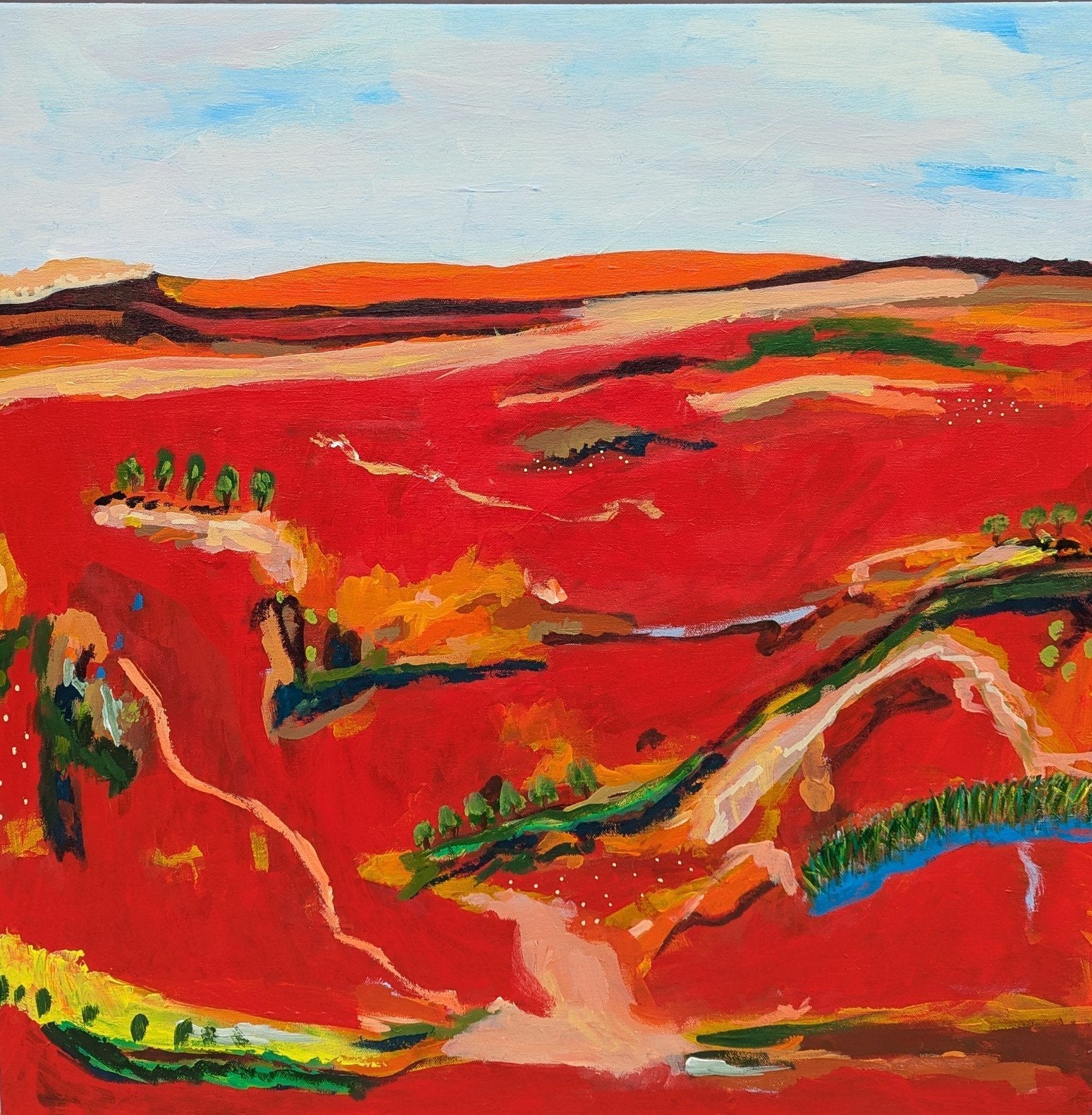 The Land Breathes - Original Art - Gold Coast Gallery Of ArtAlpana Rai