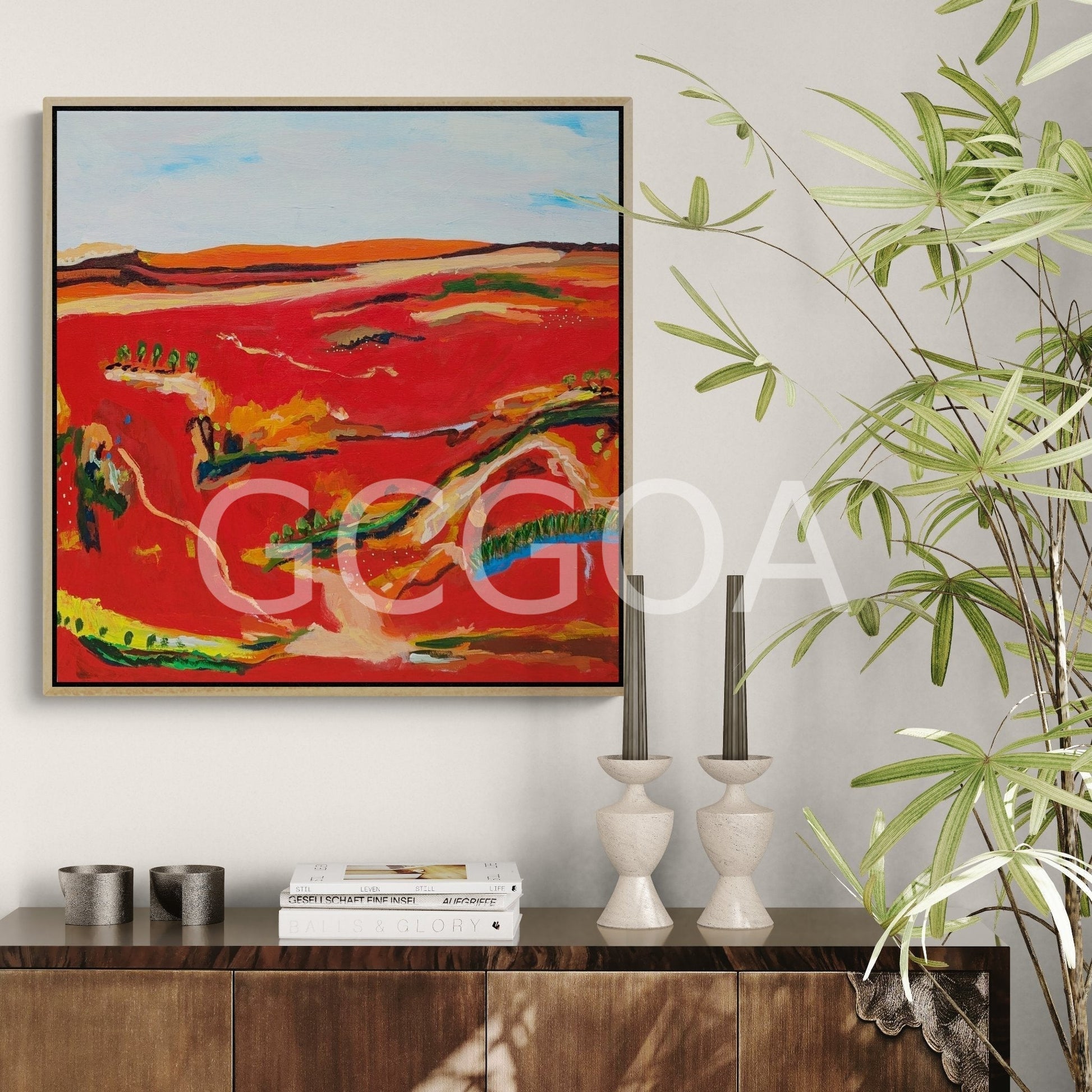 The Land Breathes - Original Art - Gold Coast Gallery Of ArtAlpana Rai