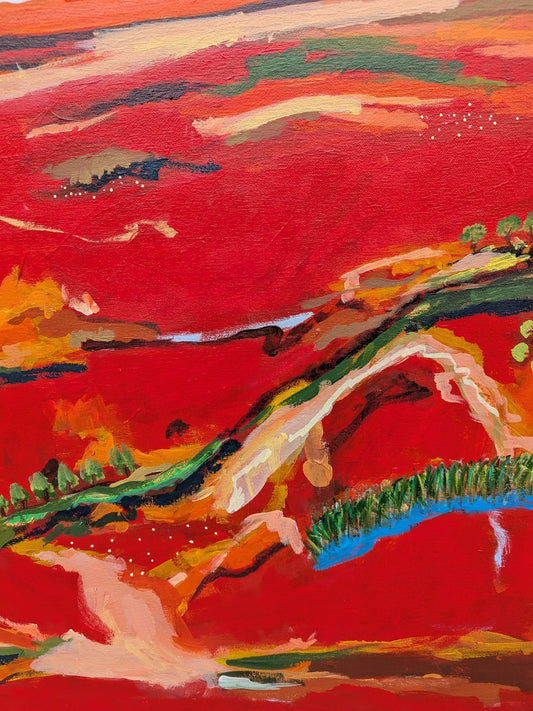 The Land Breathes - Original Art - Gold Coast Gallery Of ArtAlpana Rai