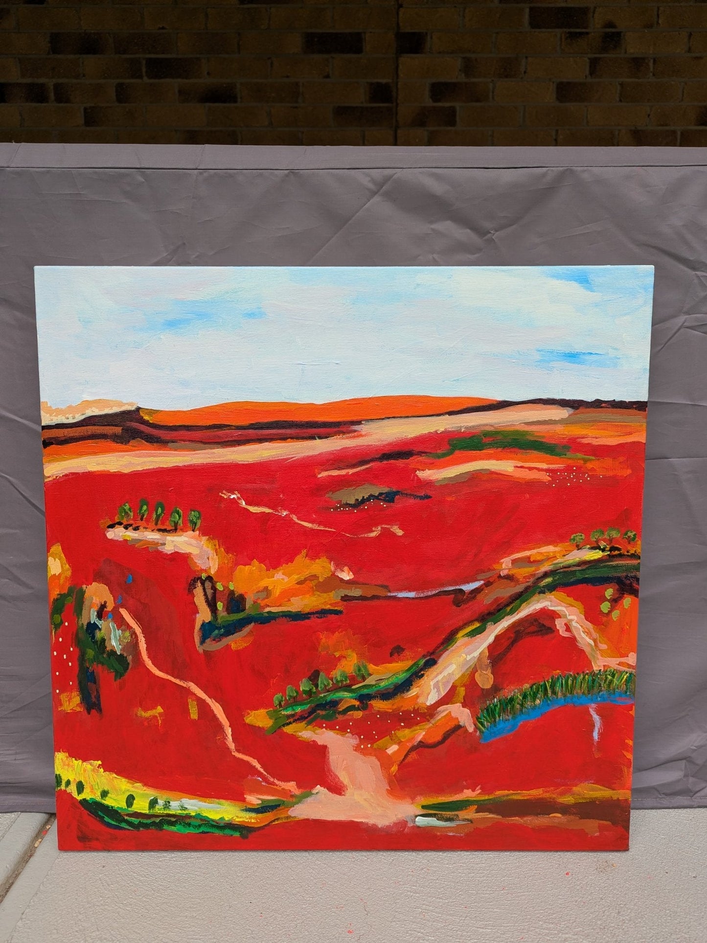 The Land Breathes - Original Art - Gold Coast Gallery Of ArtAlpana Rai