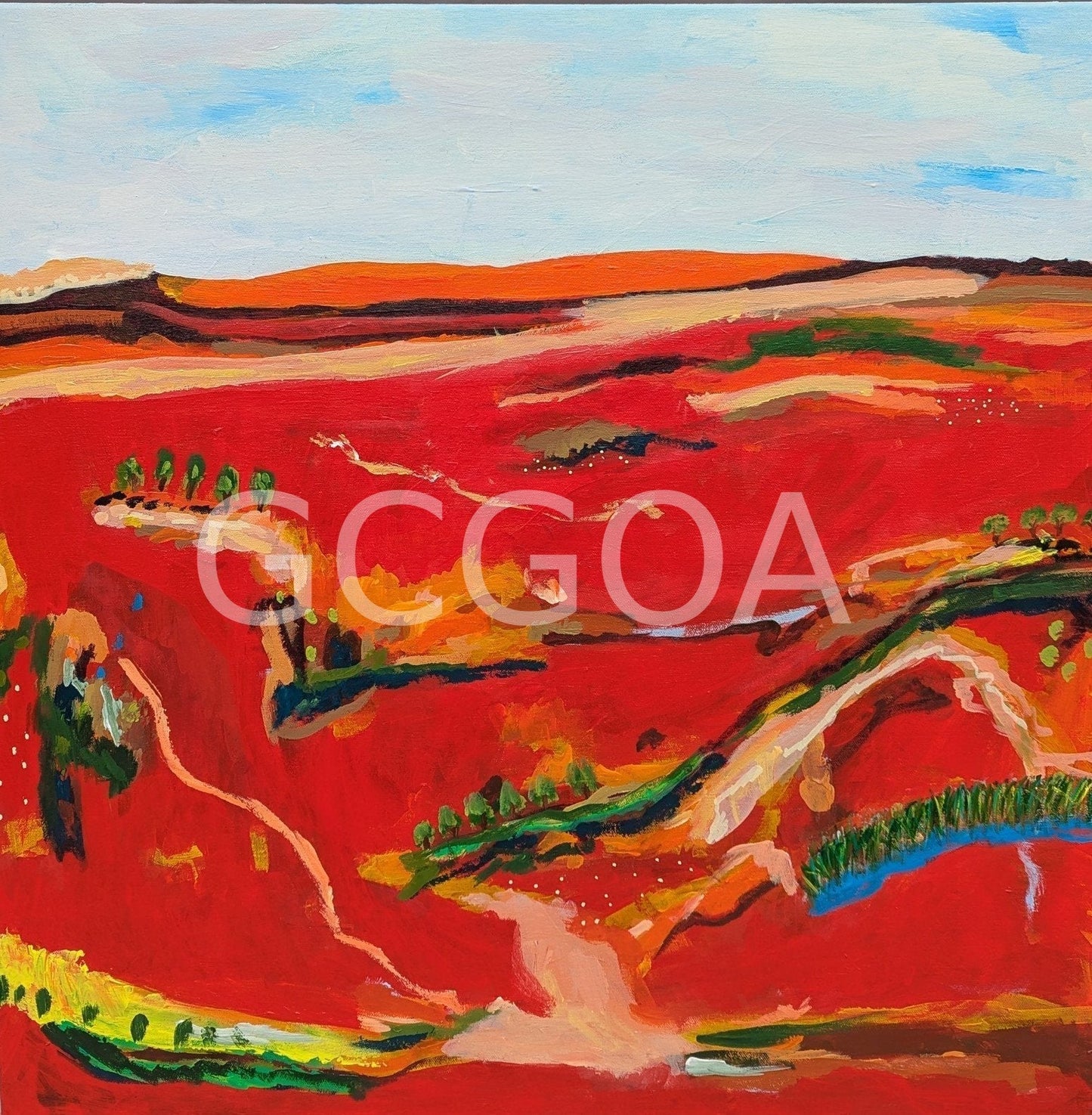 The Land Breathes - Original Art - Gold Coast Gallery Of ArtAlpana Rai