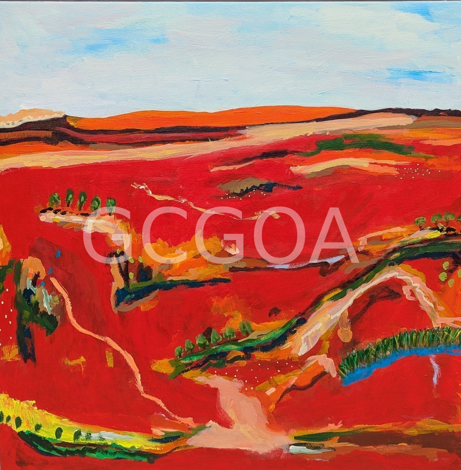 The Land Breathes - Original Art - Gold Coast Gallery Of ArtAlpana Rai
