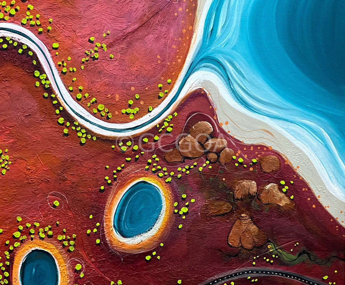 The Land Remembers - Original Art - Gold Coast Gallery Of ArtTania Chanter