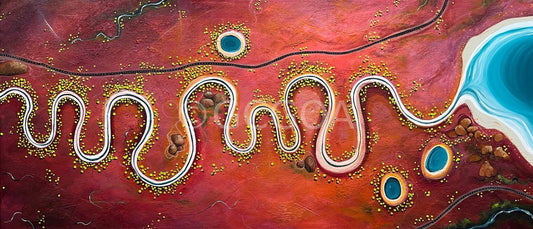 The Land Remembers - Original Art - Gold Coast Gallery Of ArtTania Chanter