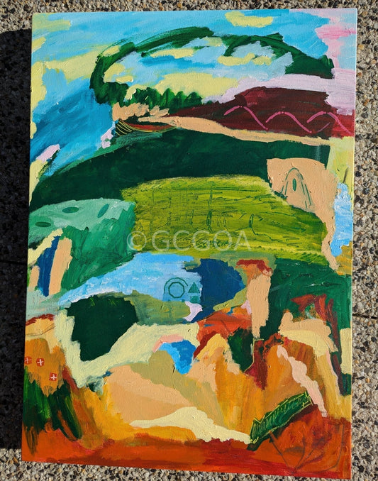 The Land Remembers- Original Art - Gold Coast Gallery Of ArtAlpana Rai