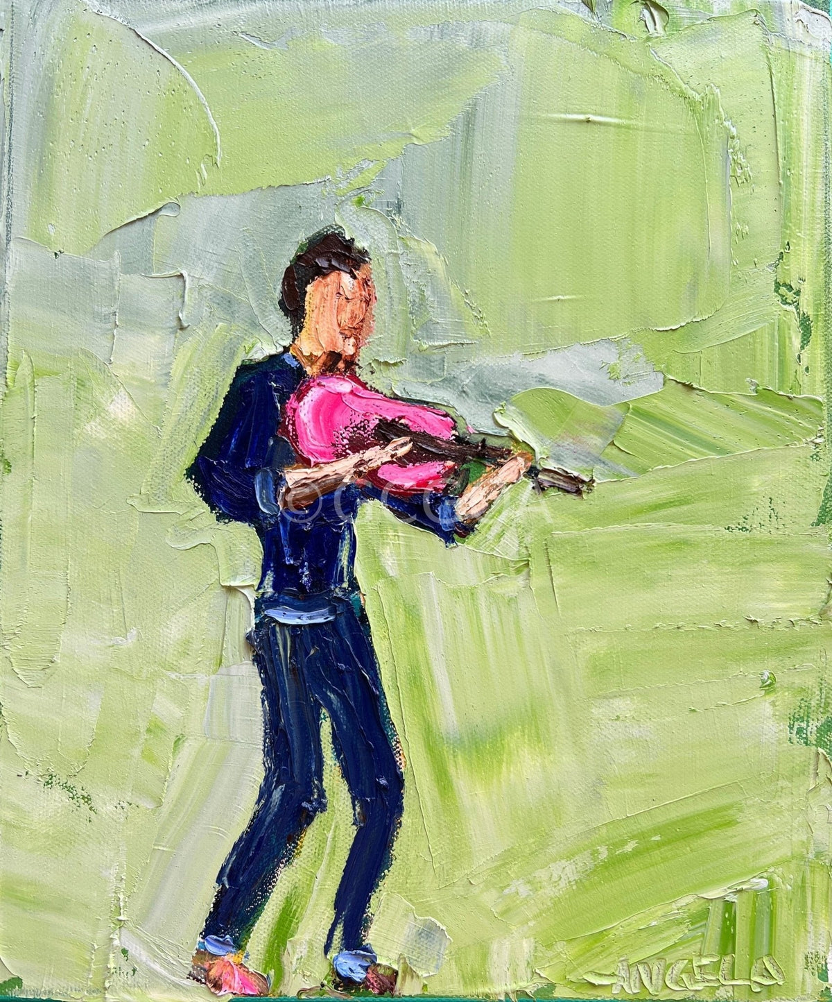 The Music Man - Gold Coast Gallery Of ArtAngela Hawkey