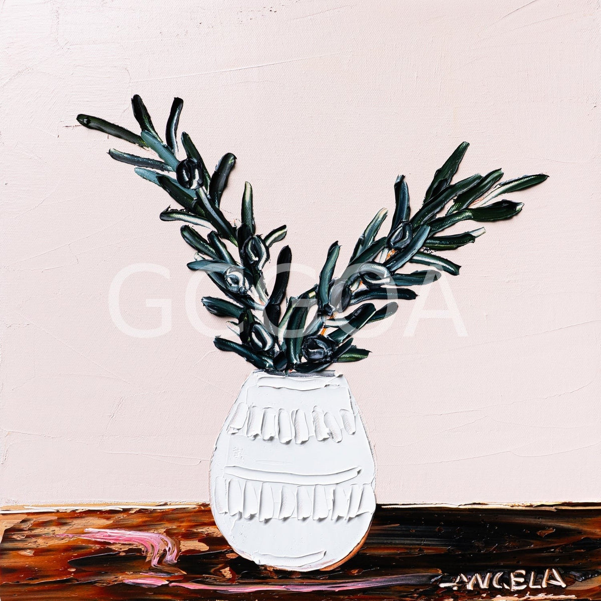 The Olive Vase - Gold Coast Gallery Of ArtAngela Hawkey