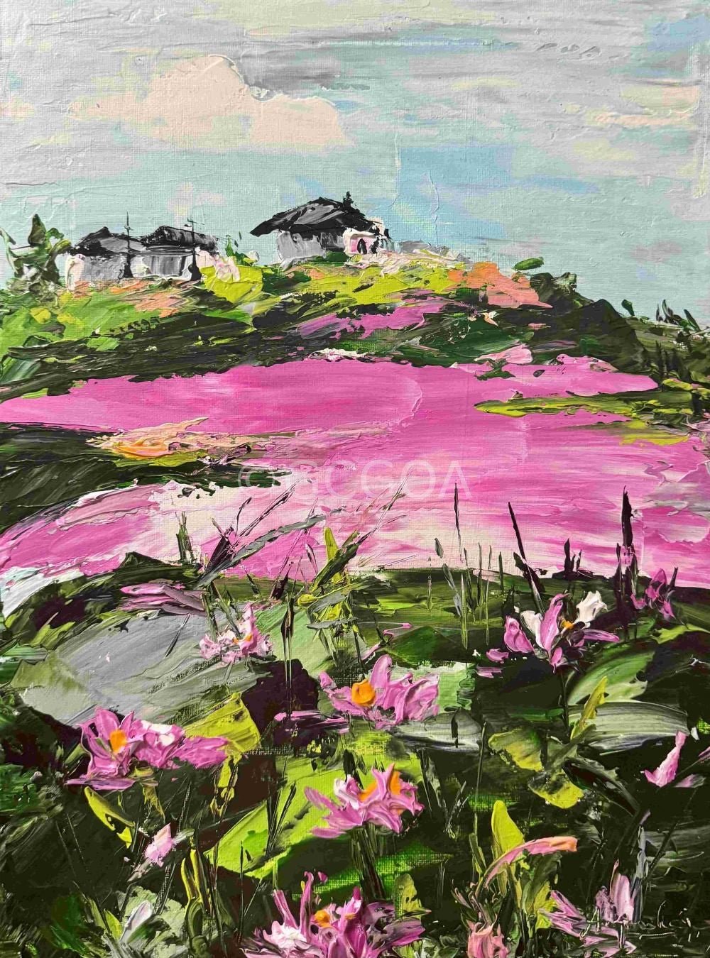 The Painted Meadow - Original Art - Gold Coast Gallery Of ArtAnjana Rai