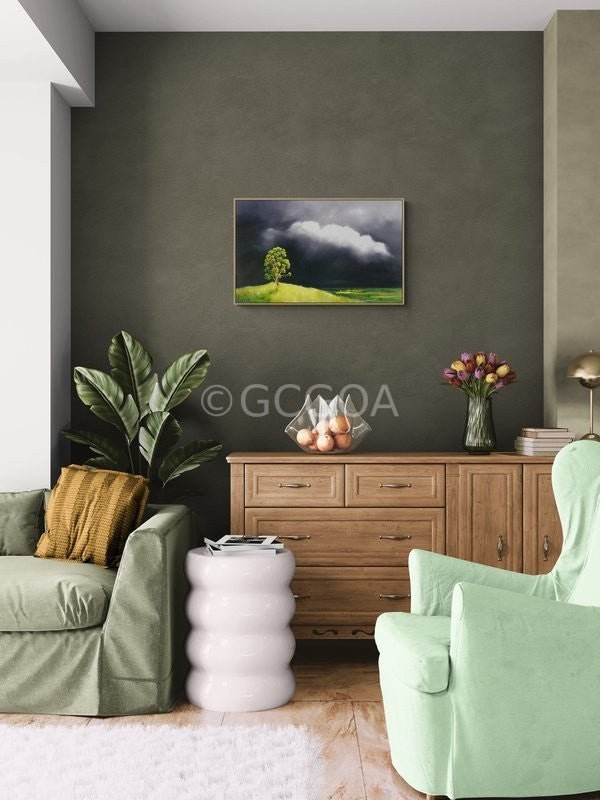 The Quiet Before The Rain - original art - Gold Coast Gallery Of ArtLucinda Leveille