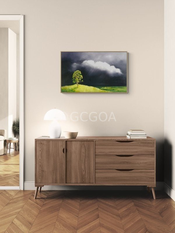 The Quiet Before The Rain - original art - Gold Coast Gallery Of ArtLucinda Leveille