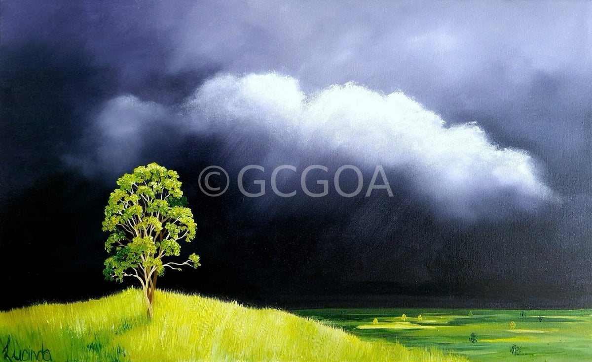 The Quiet Before The Rain - original art - Gold Coast Gallery Of ArtLucinda Leveille
