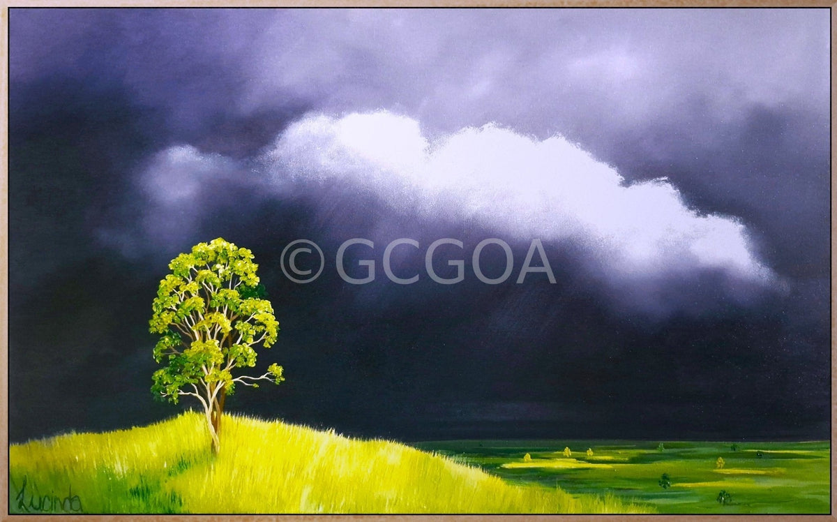 The Quiet Before The Rain - original art - Gold Coast Gallery Of ArtLucinda Leveille
