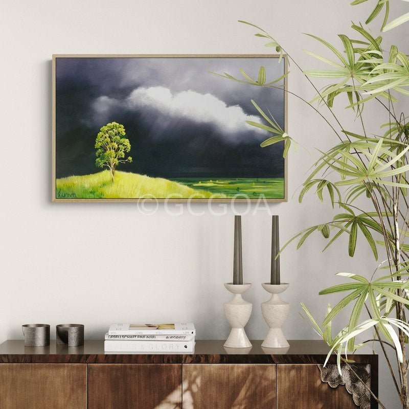 The Quiet Before The Rain - original art - Gold Coast Gallery Of ArtLucinda Leveille