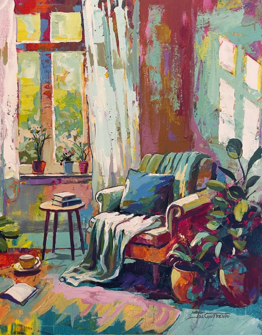 The Reader’s Corner - Gold Coast Gallery Of ArtJos Coufreur