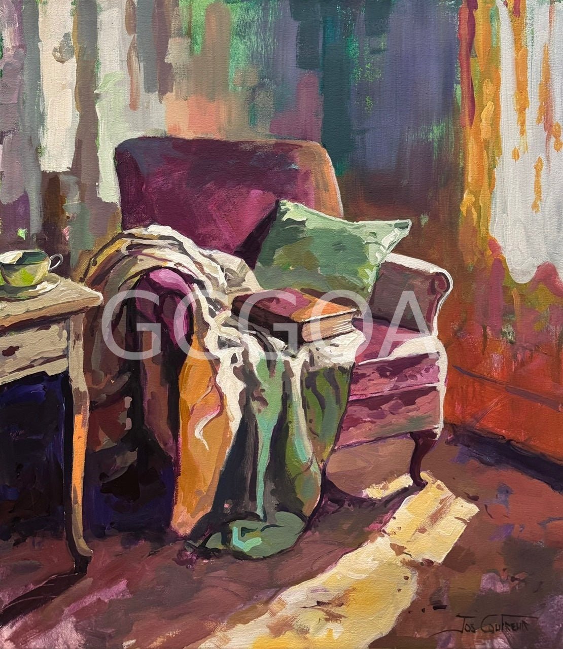 The Reader’s Corner - Gold Coast Gallery Of ArtJos Coufreur