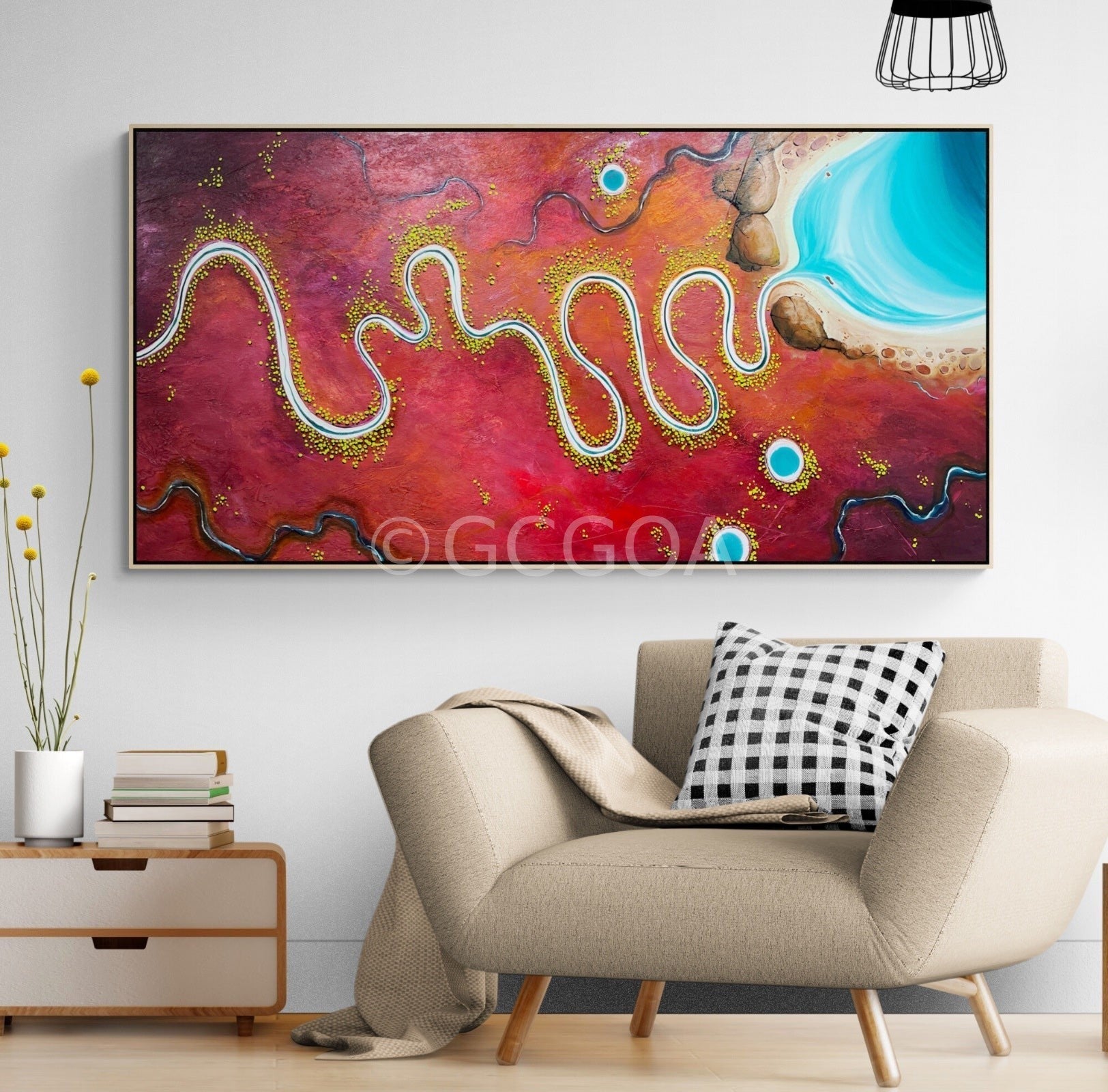 The River Traces Time - Original Art - Gold Coast Gallery Of ArtTania Chanter