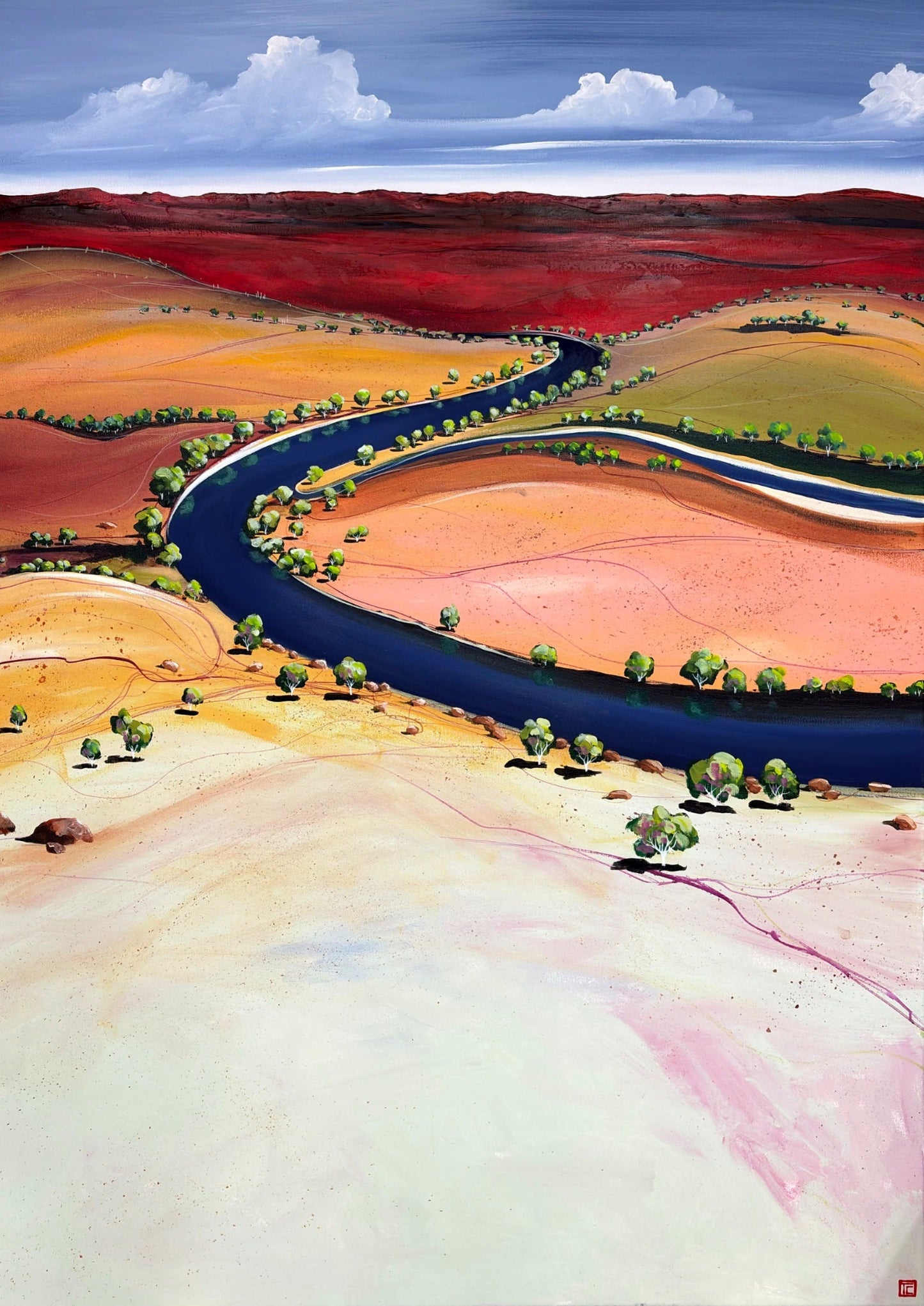 The River's Gentle Song - Gold Coast Gallery Of ArtTania Chanter