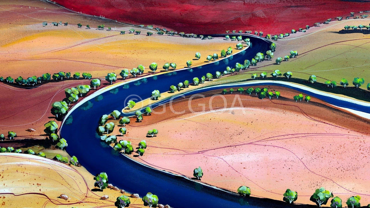 The River's Gentle Song - Gold Coast Gallery Of ArtTania Chanter