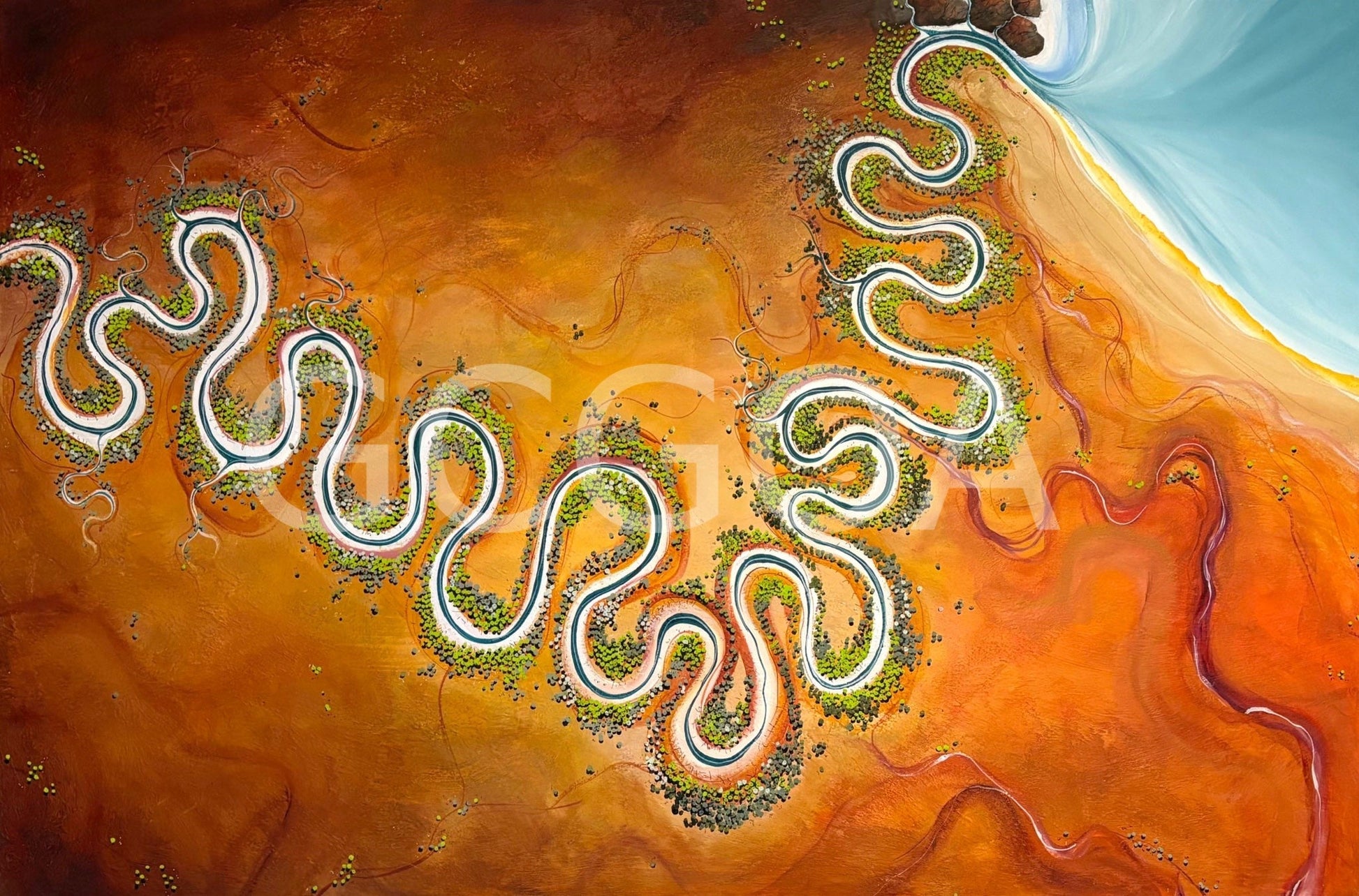 The River's Promise - Gold Coast Gallery Of ArtTania Chanter
