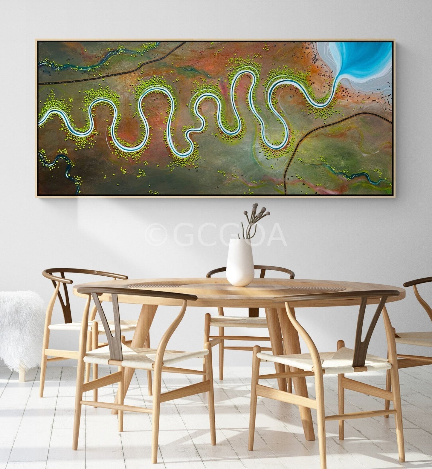 The River's Silent Song - Original Art - Gold Coast Gallery Of ArtTania Chanter
