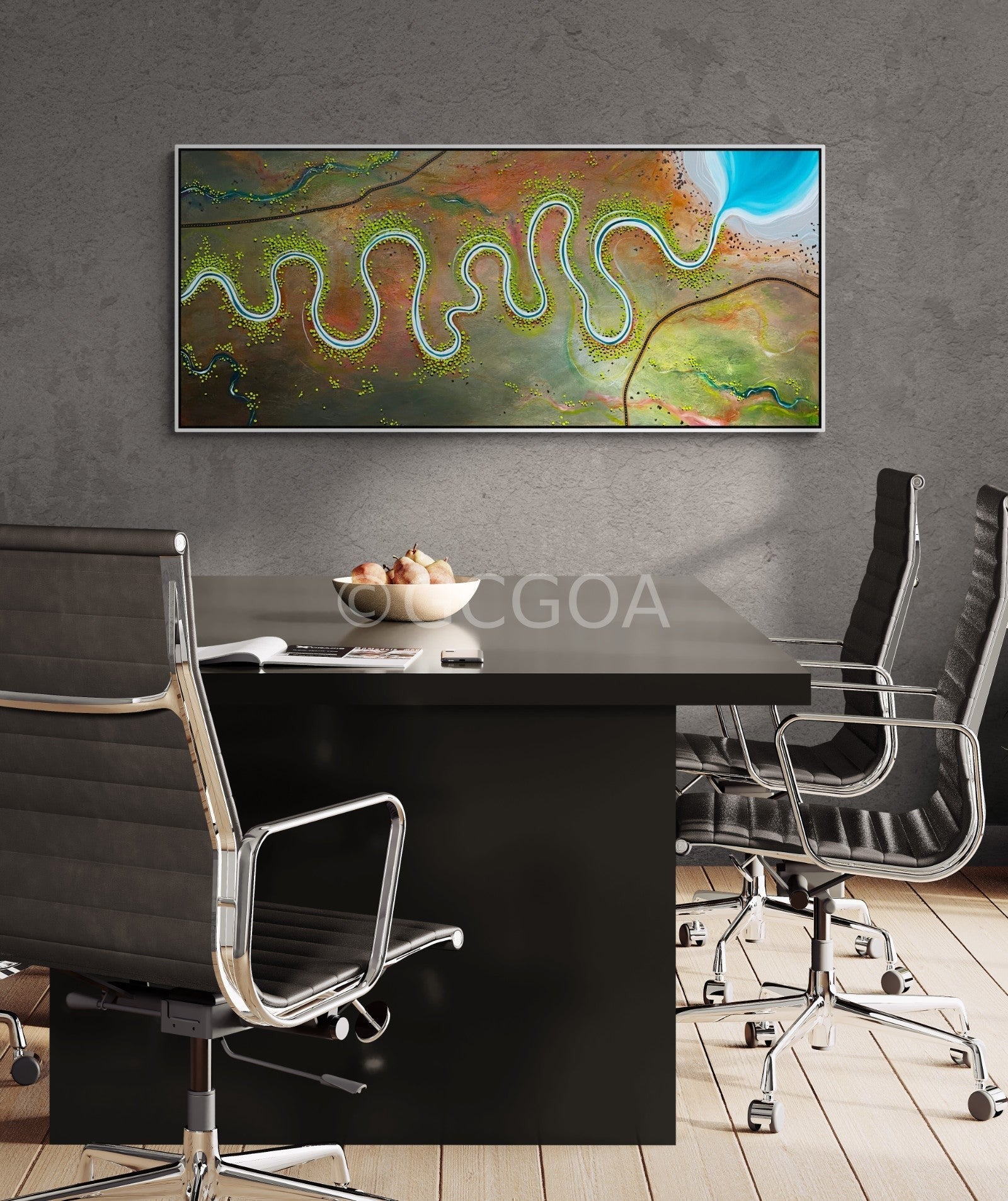 The River's Silent Song - Original Art - Gold Coast Gallery Of ArtTania Chanter