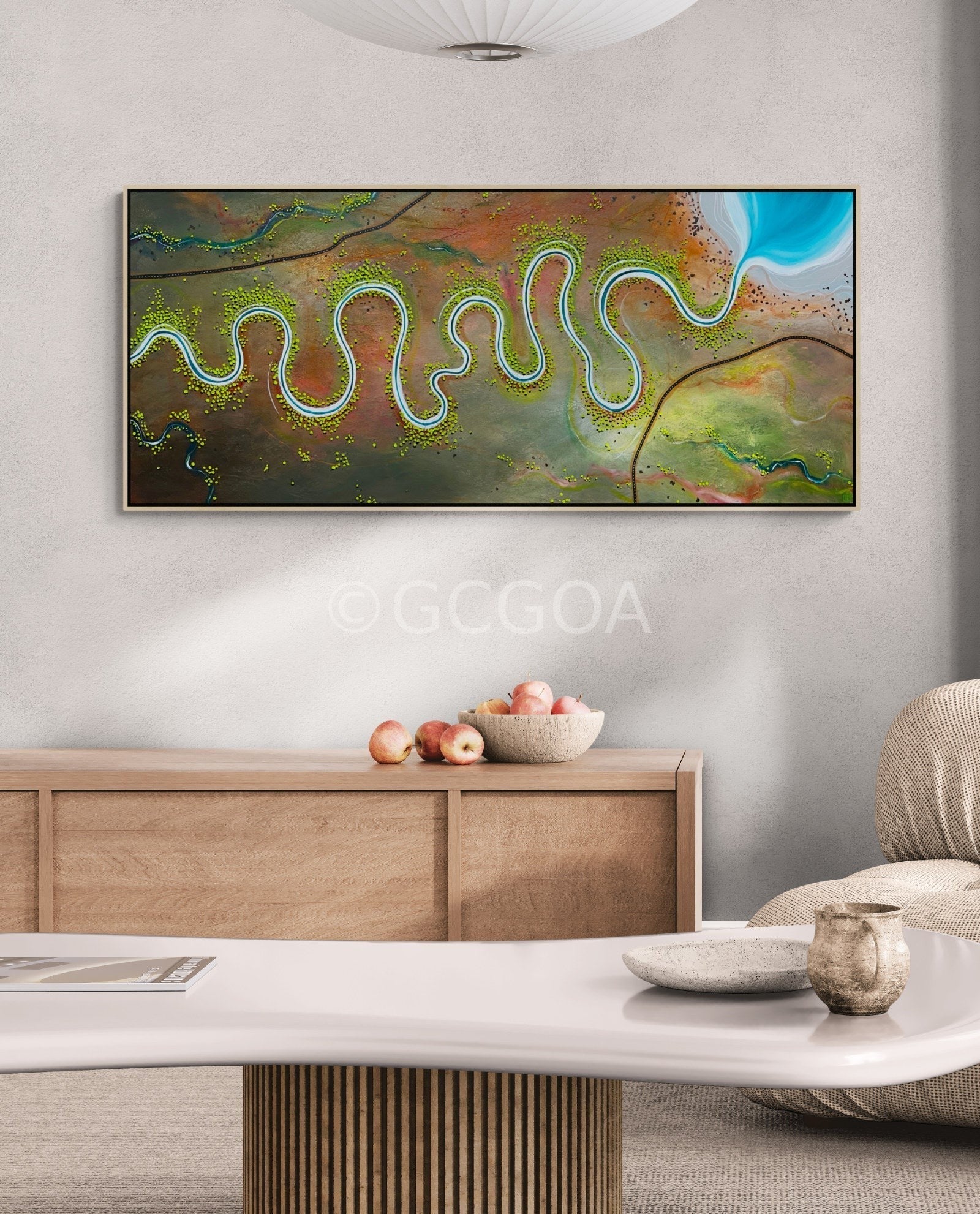 The River's Silent Song - Original Art - Gold Coast Gallery Of ArtTania Chanter