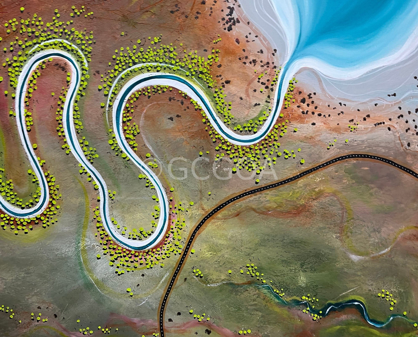 The River's Silent Song - Original Art - Gold Coast Gallery Of ArtTania Chanter