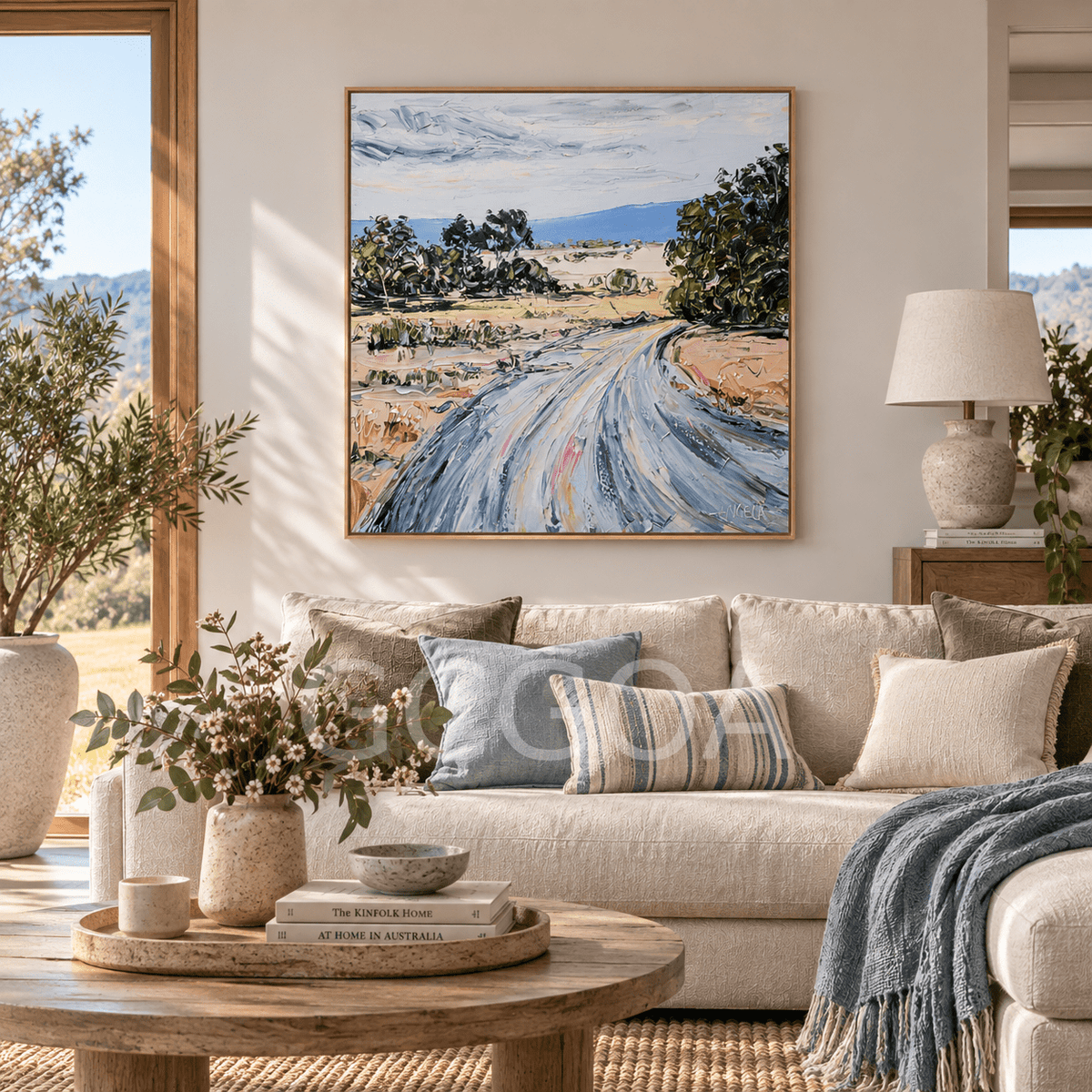 The Road Into Blue - Gold Coast Gallery Of ArtAngela Hawkey