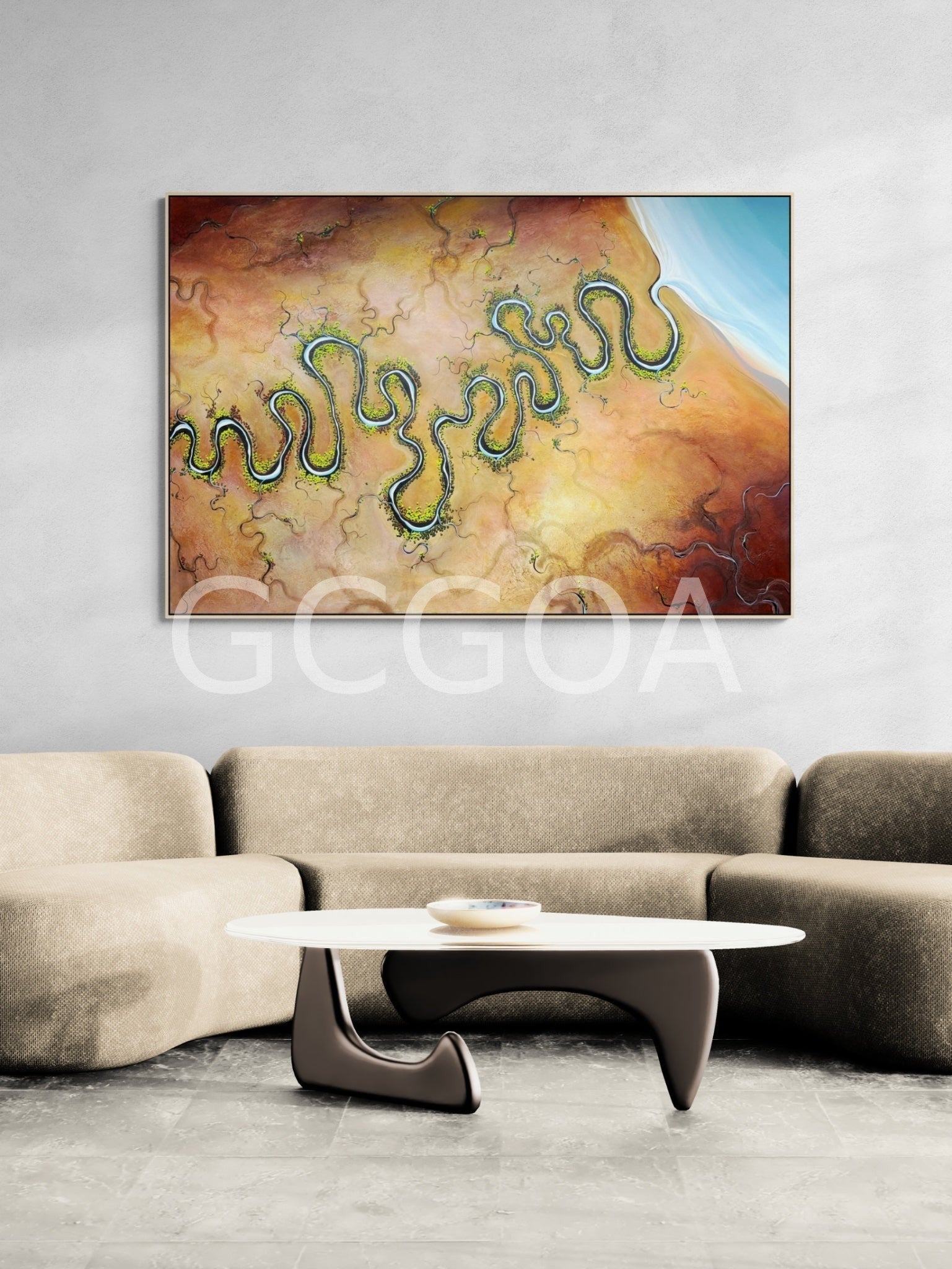 The Shape Of Gentle Distance - Gold Coast Gallery Of ArtTania Chanter