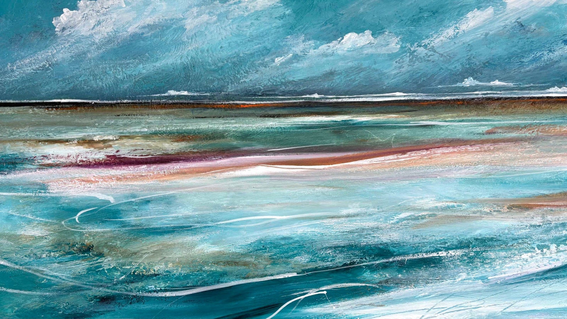 The Shore On Tuesday - Original Art - Gold Coast Gallery Of ArtTania Chanter